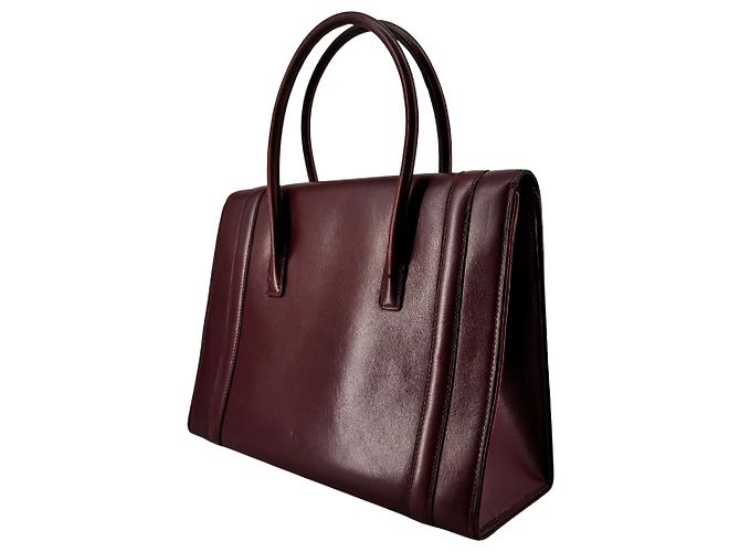 Hermès Drag 27 Vintage Tasche Circa 1970 aus rotem Box-Leder - Ansicht 7