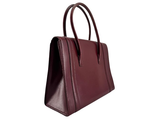Hermès Drag 27 Vintage Tasche Circa 1970 aus rotem Box-Leder - Ansicht 8
