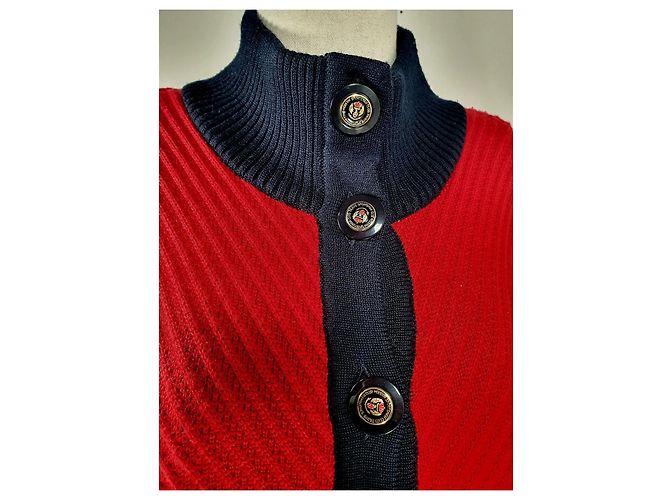 Autre Marque Bode Cardigan en maille colorblock - vue 4