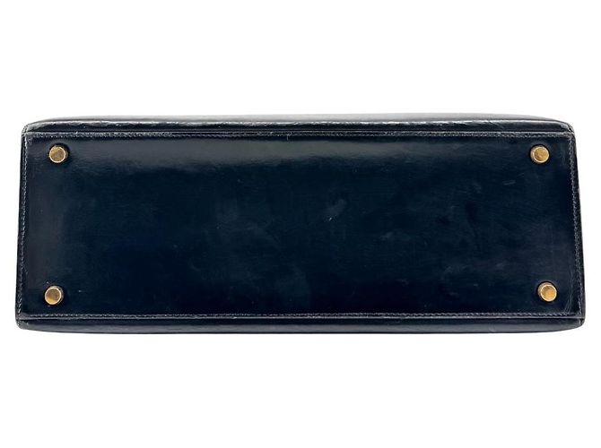 Hermès Kelly 32 Sellier — Cuir Box Noir, 1966 - vista 7