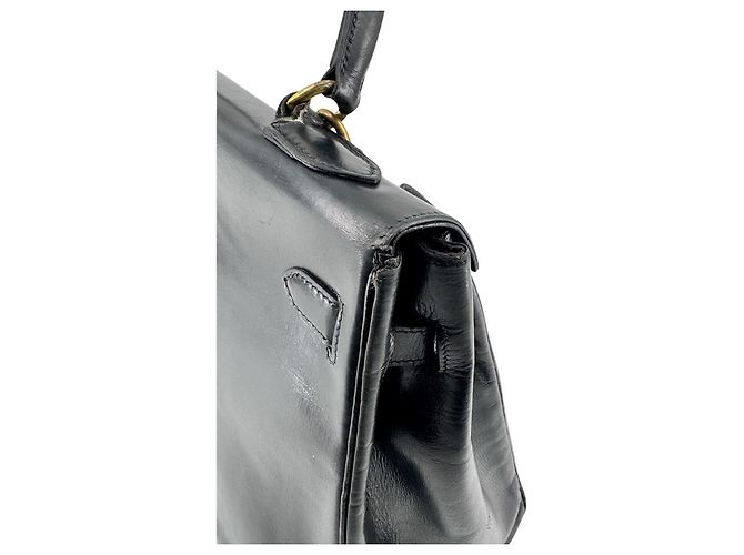 Borsa Hermès Kelly 32 in pelle nera - vista 11