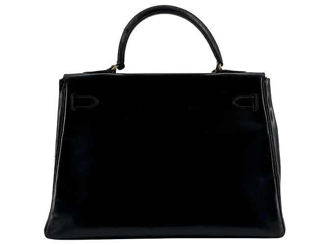 Hermès Kelly 32 Retourné — Veau Box Noir, ca. 1965 - Ansicht 3