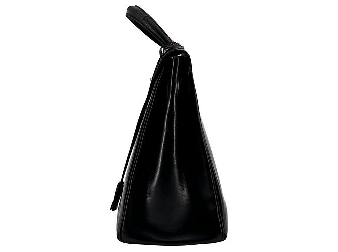 Borsa Hermès Kelly 32 in pelle nera - vista 4