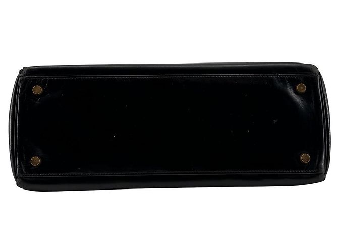 Borsa Hermès Kelly 32 in pelle nera - vista 8