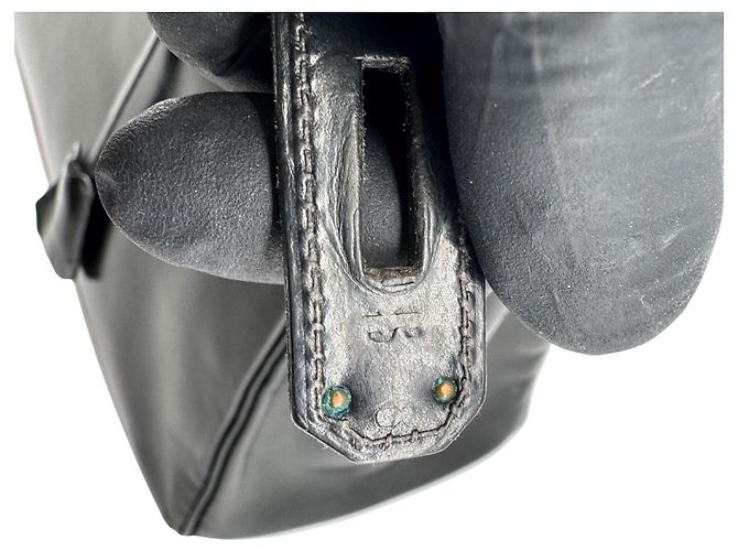 Borsa Hermès Kelly 32 in pelle nera - vista 9