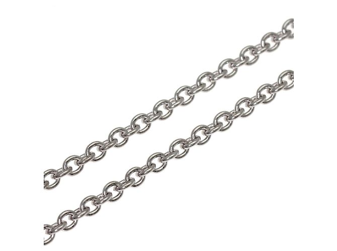 Bulgari Collana a catena Bvlgari in oro bianco 18K - vista 2