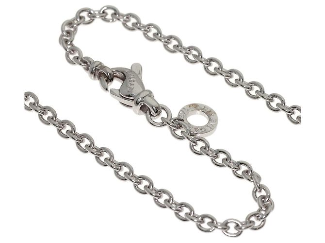Bulgari Collana a catena Bvlgari in oro bianco 18K - vista 3