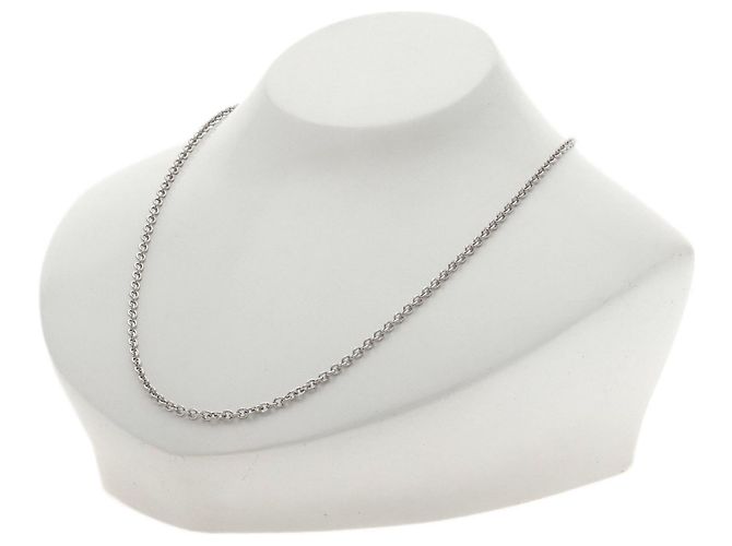 Bulgari Collana a catena Bvlgari in oro bianco 18K - vista 5