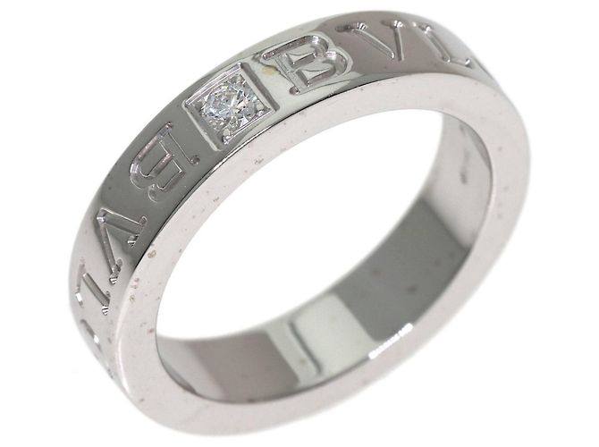 Bulgari Anello Bvlgari Double Logo 1P Diamante - vista 2