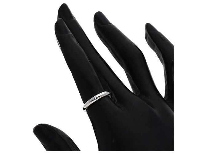 Aliança de Casamento Boucheron em Ouro Branco 18K - vista 5