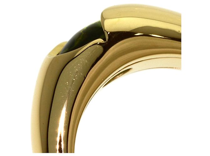 Anello Chaumet Vague in Oro Giallo 18K e Peridoto - vista 10
