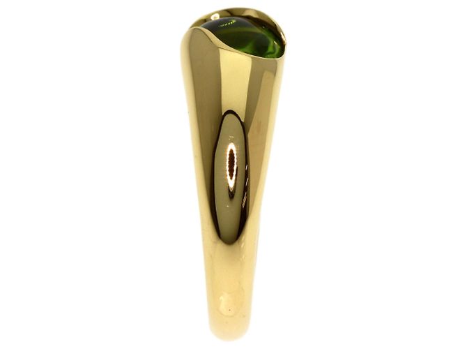 Anello Chaumet Vague in Oro Giallo 18K e Peridoto - vista 3