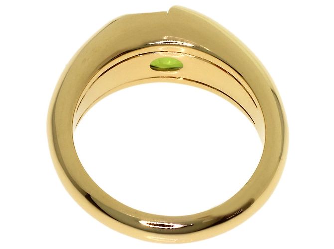 Anello Chaumet Vague in Oro Giallo 18K e Peridoto - vista 4