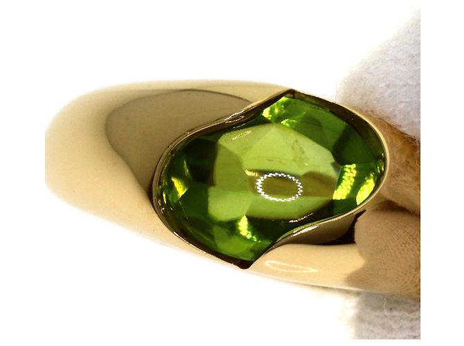 Anello Chaumet Vague in Oro Giallo 18K e Peridoto - vista 9