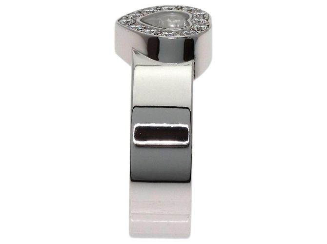 Anillo alianza Chopard Happy Diamonds en oro blanco de 18K - vista 3
