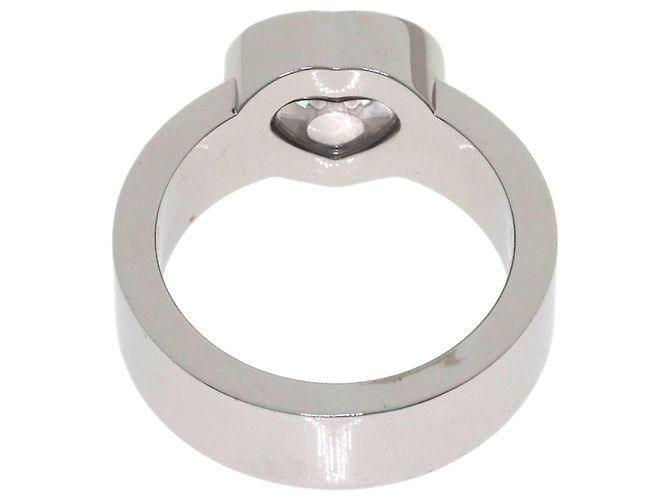 Anillo alianza Chopard Happy Diamonds en oro blanco de 18K - vista 4