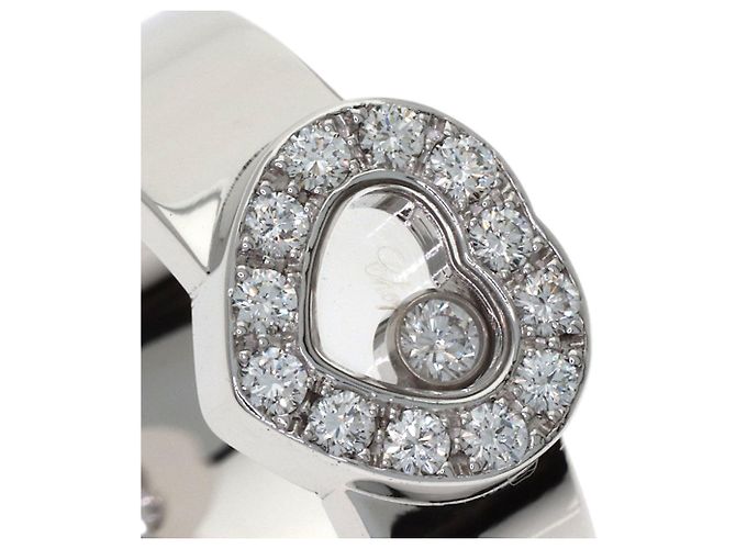 Anillo alianza Chopard Happy Diamonds en oro blanco de 18K - vista 7