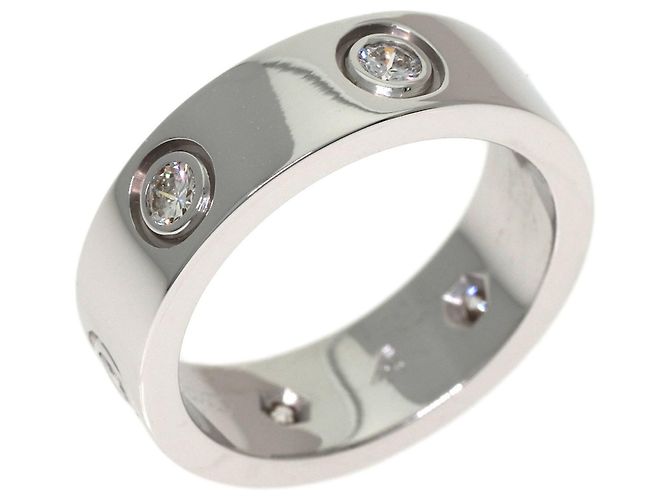 Anello Cartier Love in oro bianco 18K - vista 2