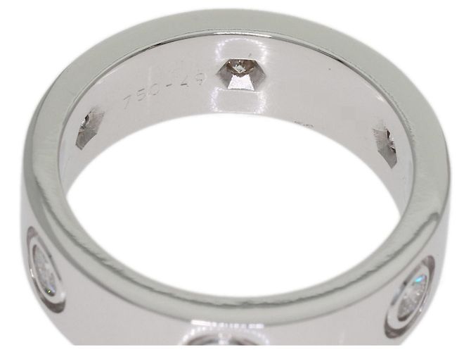 Anello Cartier Love in oro bianco 18K - vista 5