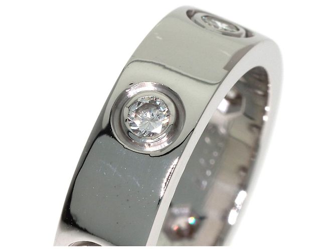 Anello Cartier Love in oro bianco 18K - vista 7