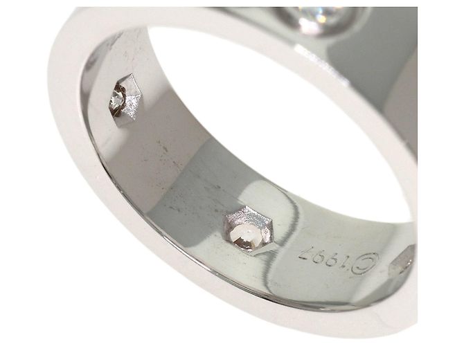 Anello Cartier Love in oro bianco 18K - vista 8