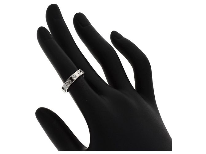 Anello Gucci Icon 5P Diamanti in Oro Bianco 18K - vista 6
