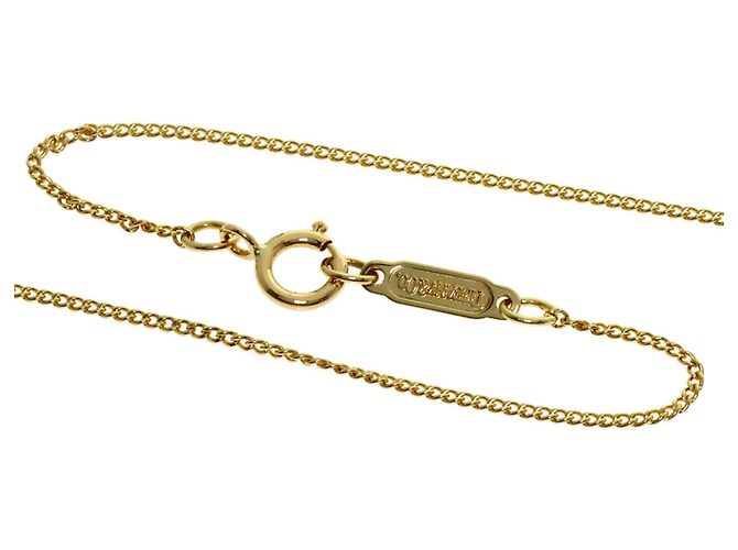 Autre Marque Collana Cuore Foglia Tiffany & Co. in oro giallo 18K - vista 3