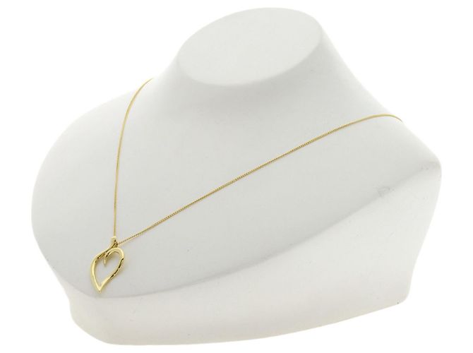 Autre Marque Collana Cuore Foglia Tiffany & Co. in oro giallo 18K - vista 4