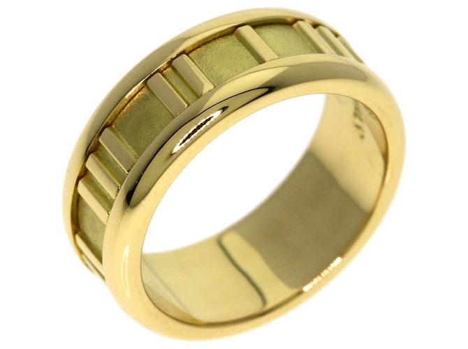 Autre Marque Anello Tiffany & Co. Atlas in oro giallo 18K - vista 2