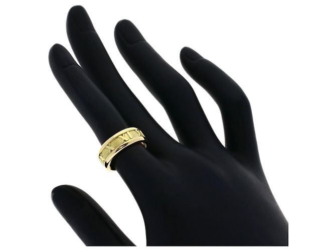Autre Marque Anello Tiffany & Co. Atlas in oro giallo 18K - vista 6