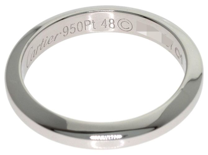Cartier Platin-Ehering für Damen - Ansicht 4