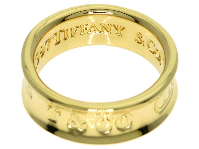 Autre Marque Anello a Fascia Tiffany & Co. 1837 in Oro Giallo 18K - vista 4
