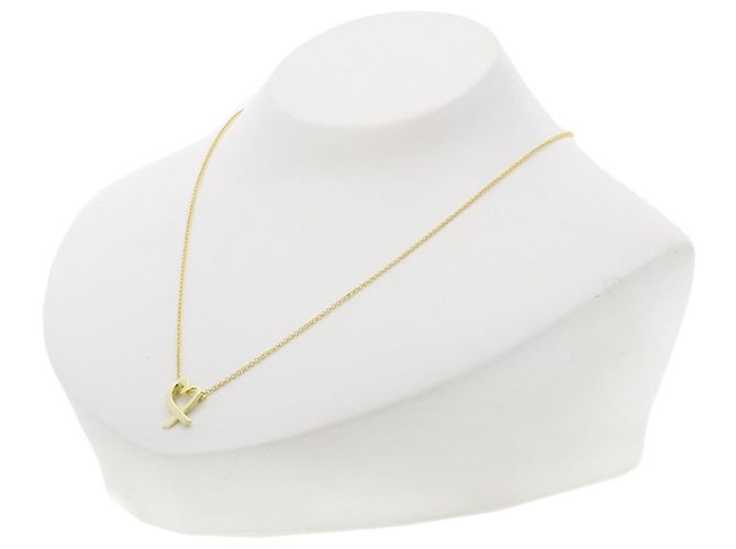 Autre Marque Collana Tiffany & Co. Loving Heart in oro giallo 18K - vista 4