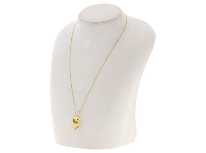 Autre Marque Collana Tiffany & Co. motivo nastro in oro giallo 18K - vista 5