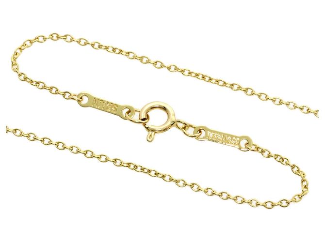 Autre Marque Collana Tiffany & Co. Double Teardrop in oro giallo 18K - vista 3