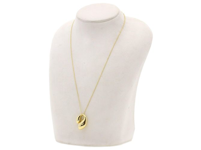 Autre Marque Collana Tiffany & Co. Double Teardrop in oro giallo 18K - vista 4