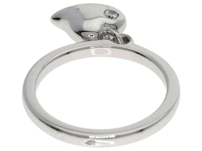 Christian Dior Ehering aus 18K Weißgold mit Diamanten - Ansicht 4