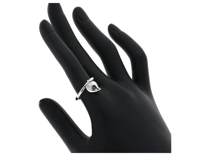 Christian Dior Ehering aus 18K Weißgold mit Diamanten - Ansicht 7