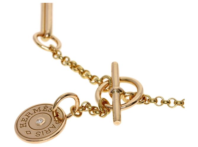 Hermès Pulsera Hermes Gambard en Oro Rosa 18K con Diamantes - vista 2