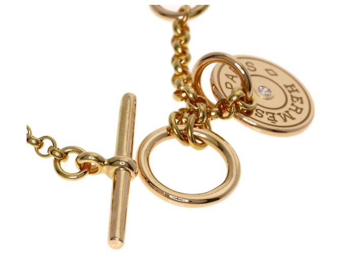 Hermès Pulsera Hermes Gambard en Oro Rosa 18K con Diamantes - vista 5