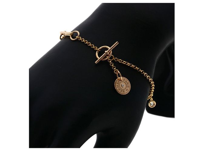 Hermès Pulsera Hermes Gambard en Oro Rosa 18K con Diamantes - vista 7