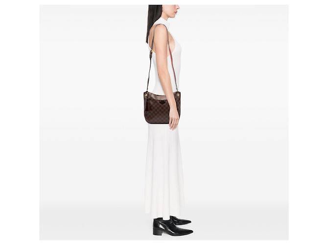Louis Vuitton Brown Damier Ebene South Bank Besace - vista 6