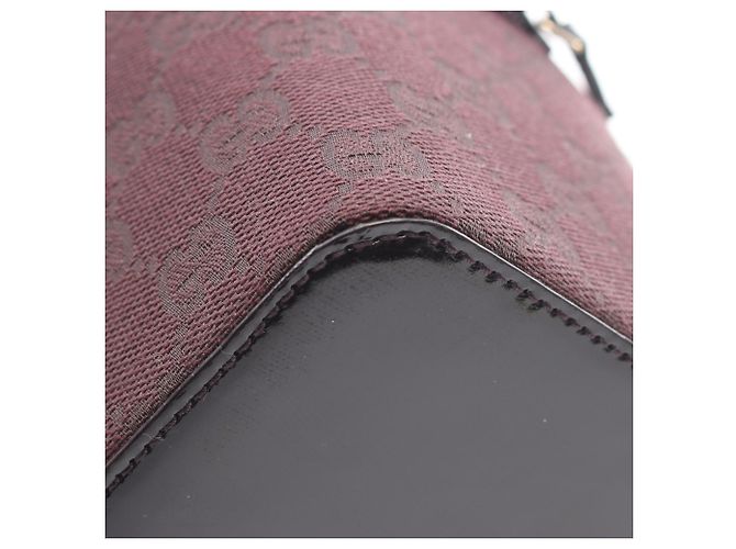 Borsa beauty Gucci Mini GG Canvas Viola - vista 7