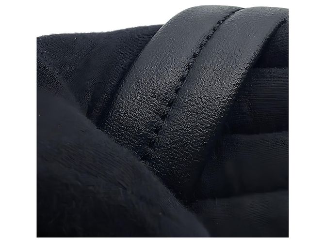 Chanel Paris Biarritz Tote aus beschichtetem Canvas, gesteppt, Schwarz, Small - Ansicht 14