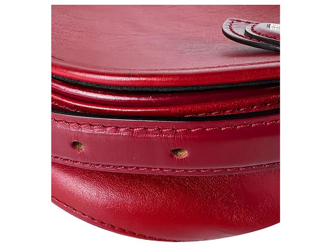 Louis Vuitton Red Calfskin Tambourin - vista 7