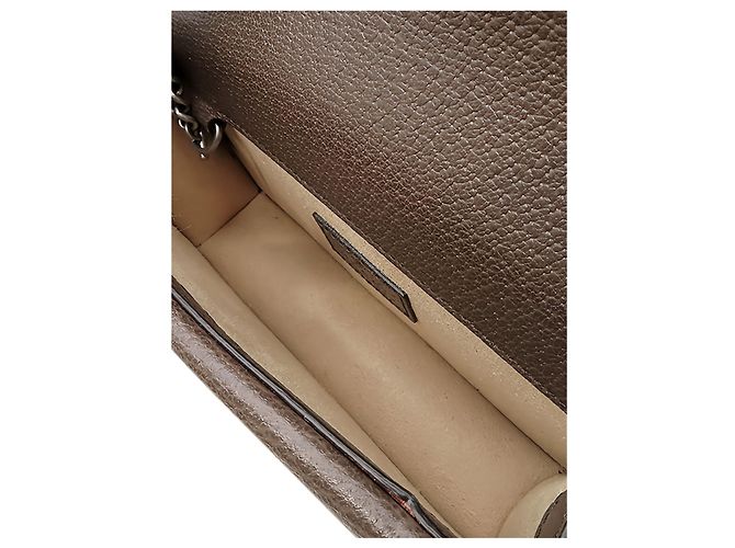 Gucci Mini GG Supreme Studs Dionysus Crossbody Beige - vista 4