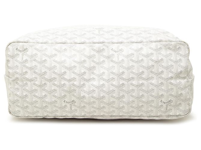Goyard White Goyardine Saint Louis PM Bianco - vista 3