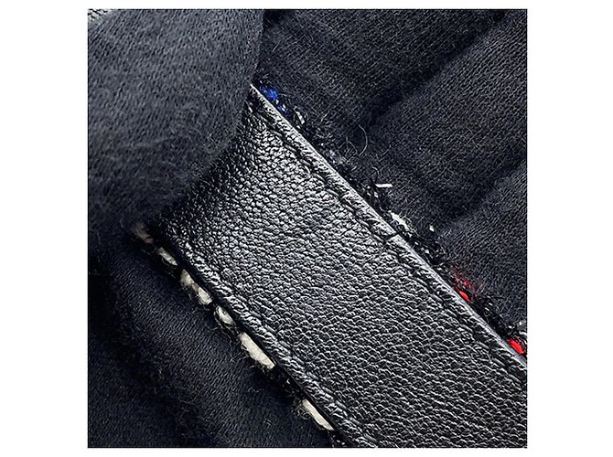 Chanel Black Quilted Tweed and Nylon Astronaut Essentials Flap - vista 11