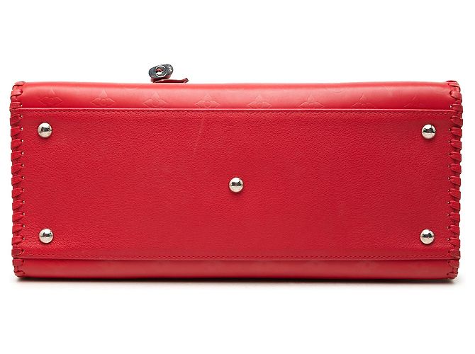 Louis Vuitton Red Monogram Very Leather Very Zipped - Ansicht 3