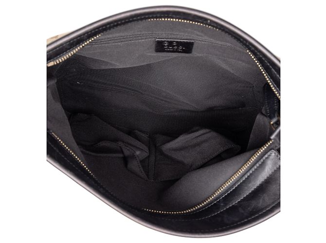 Borsa a tracolla Gucci in tela GG beige con banda Web - vista 4